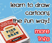 Learn to draw cartoons the fun way!